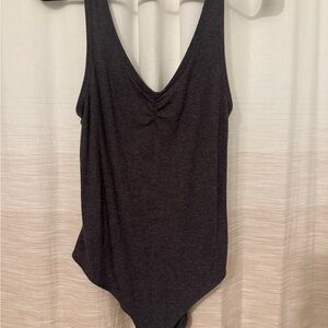 American Eagle Outfitters Charcoal Bodysuit